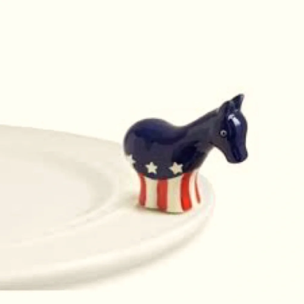 Nora Fleming Patriotic Donkey A100a Retired